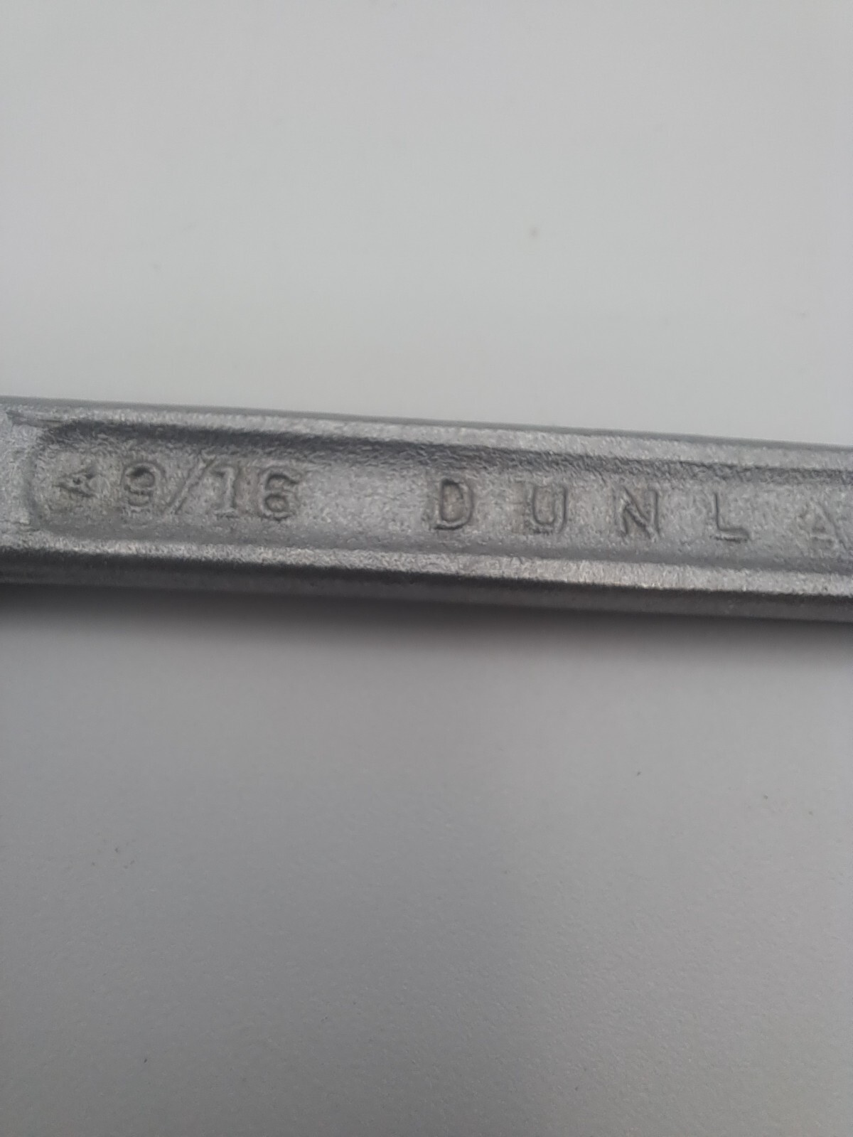 Vintage Dunlap 9/16 Combination Wrench, 12 Point, Forged in USA
