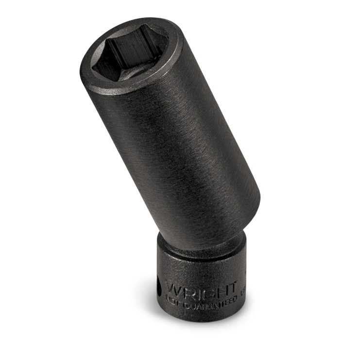 Wright 39-58MM 3/8" Drive Black Flex Deep Power Socket 6pt Metric 18 mm
