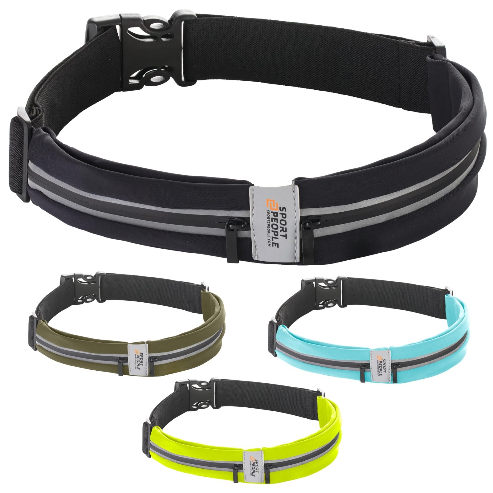 Running Belt for Women and Men, Waterproof Phone Holder for Running, Reflecti...