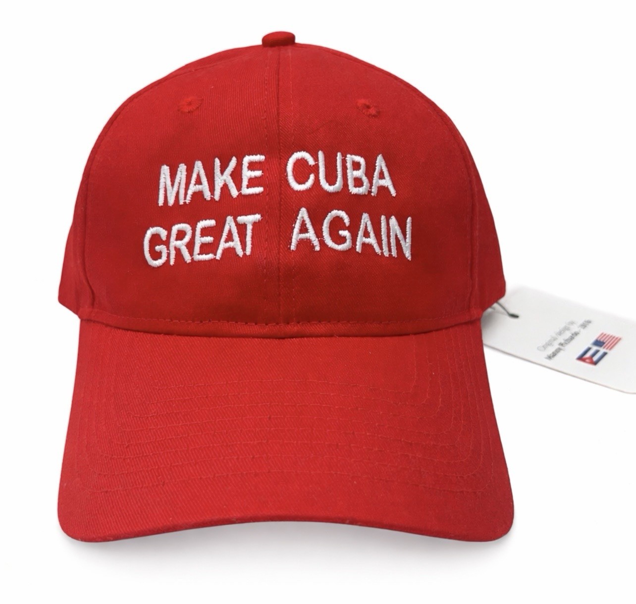 Make Cuba Great Again hat. Original designed by Manny Pichardo in 2016