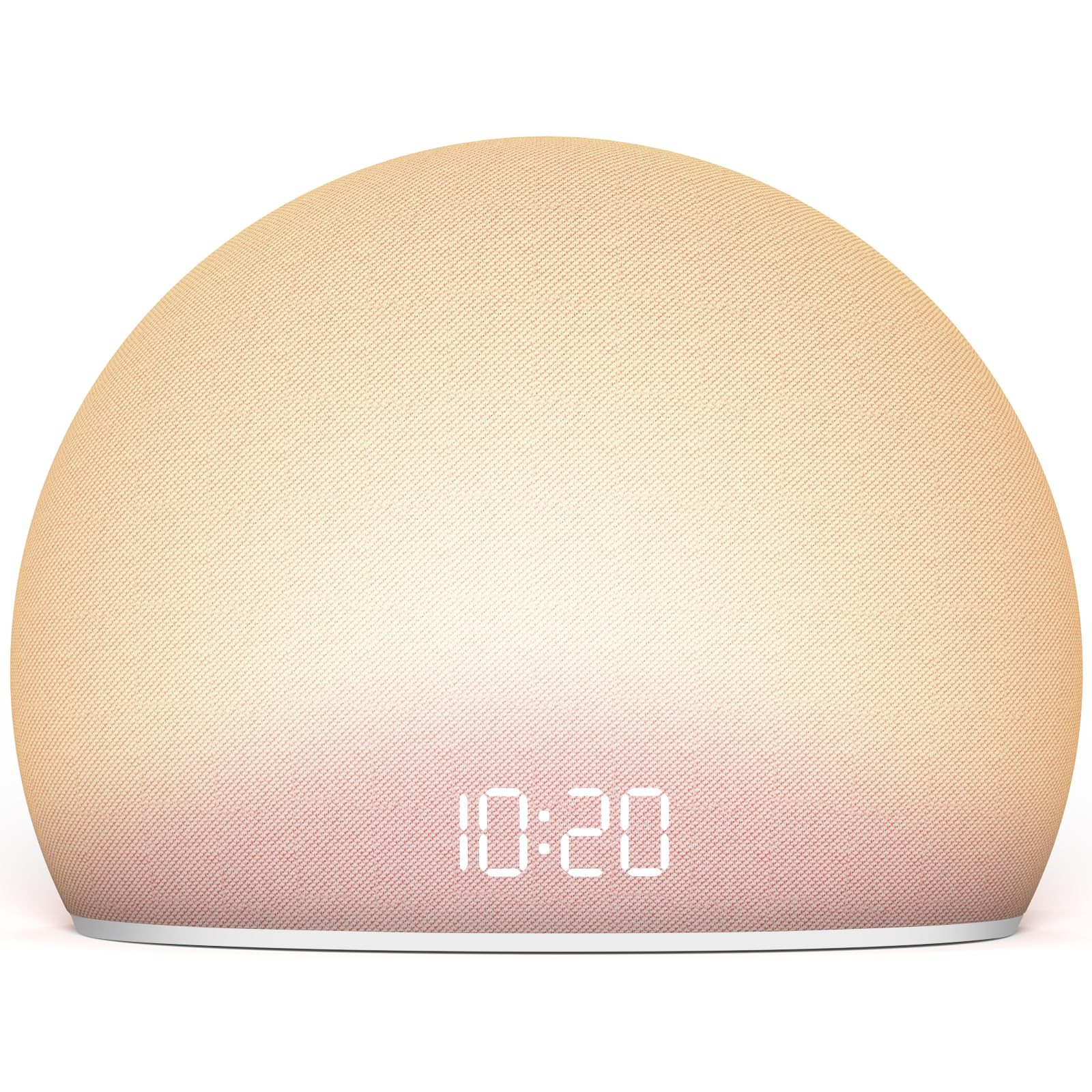 HOUSBAY Sunrise Alarm Clock, White Noise Sound Machine for Small, Pink