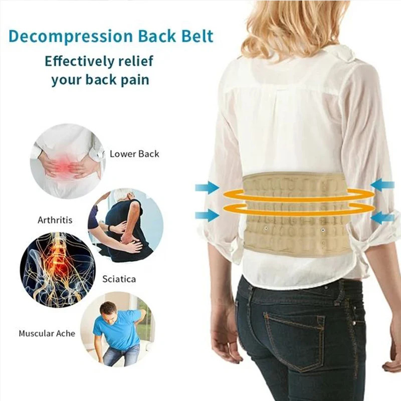 2025 New Dr Ho's Decompression Belt Back Brace Lumbar Support Extender Belt