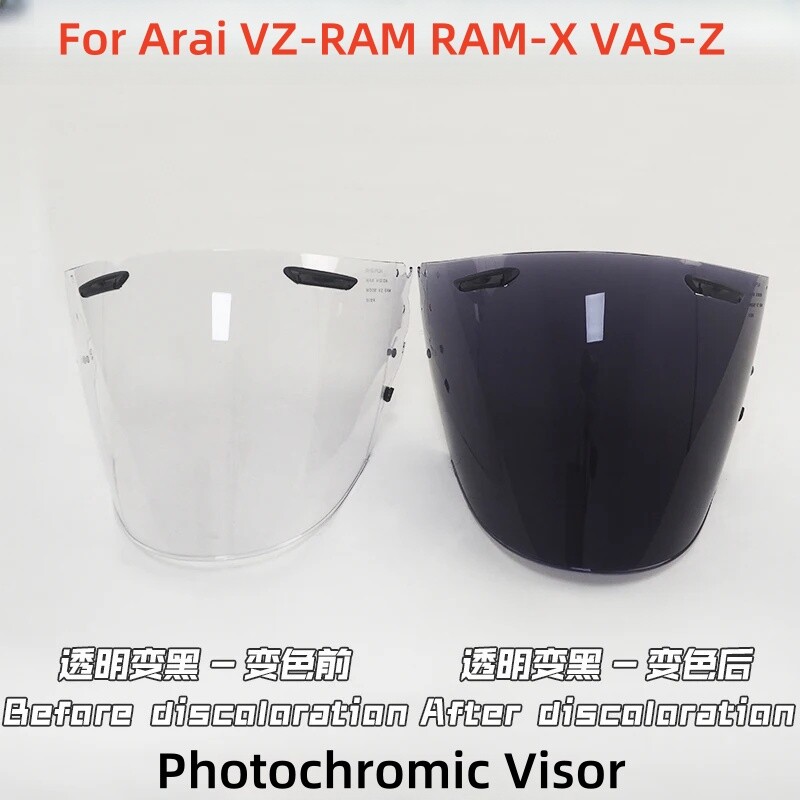 Photochromic Visor Fit For Arai VZ-RAM VAS-Z RAM-X SZ-R VAS SZ-R EVO Helmet Lens