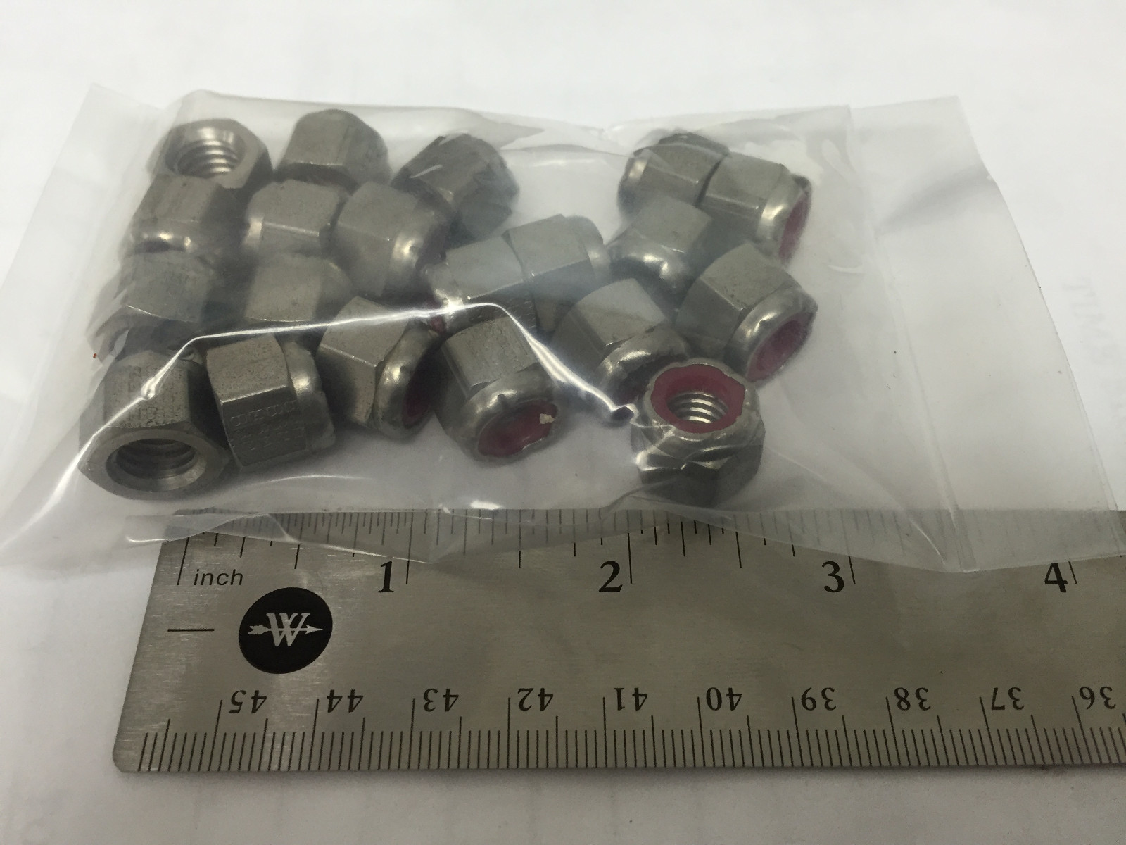 (20 PACK)Uncoated Grade 8 Steel Nylon-Insert Locknut 90630A121