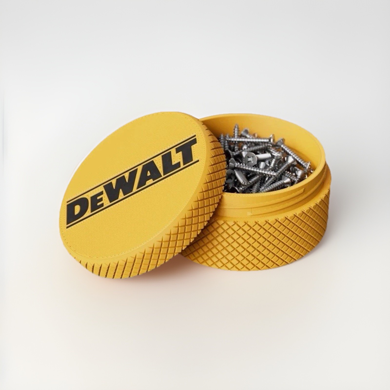 DeWALT Container 3.2" x 1.6" – Threaded Screw & Parts Storage Box DeWALT Tools