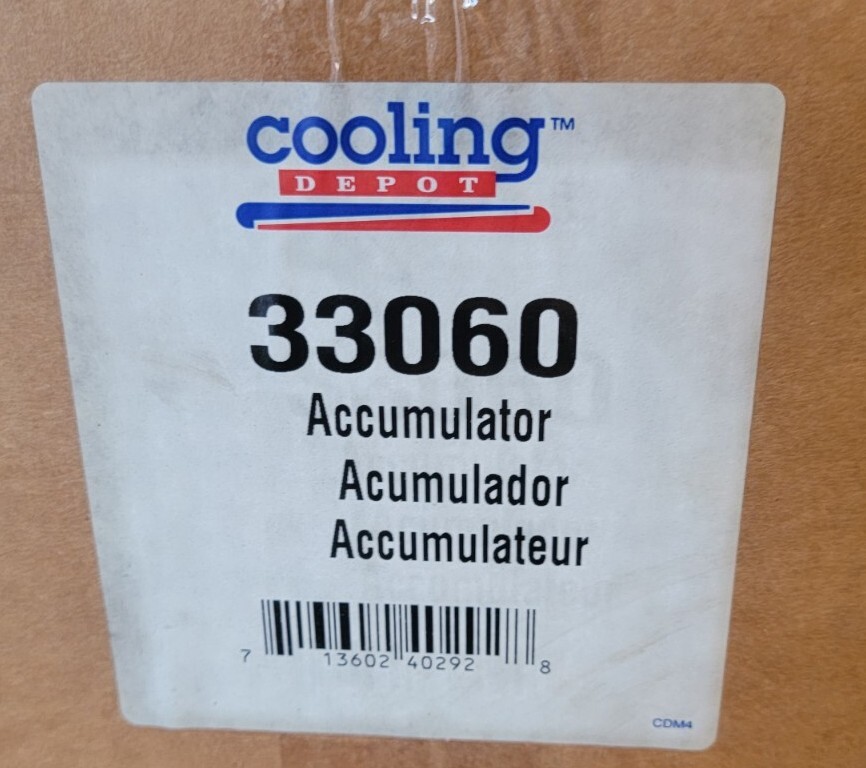 A/C Accumulator Drier 4 Seasons Cooling Depot 33060