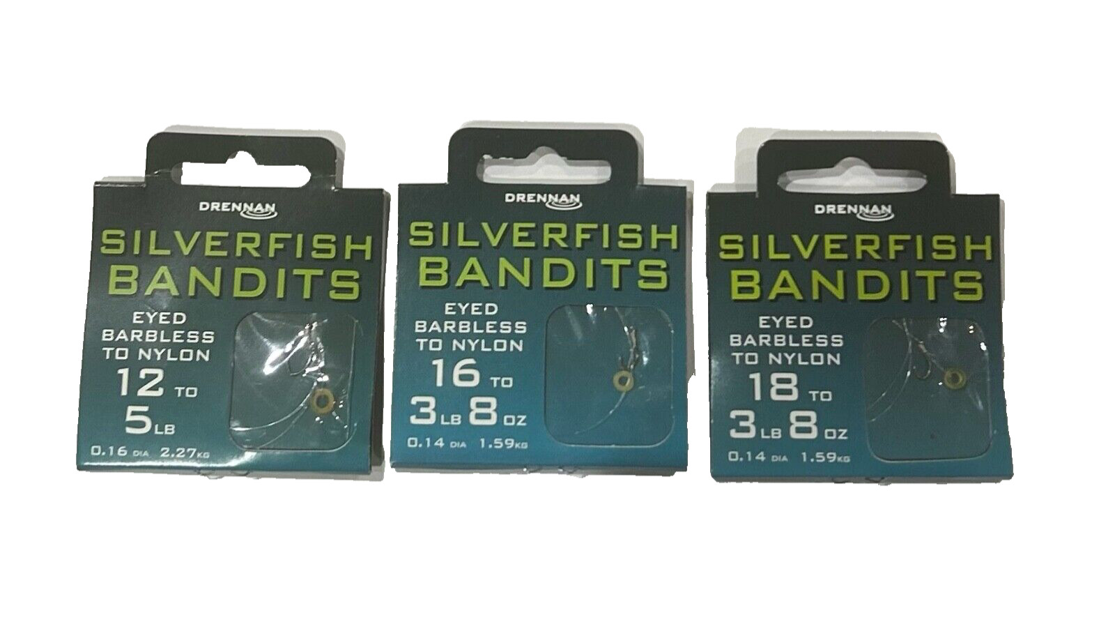 DRENNAN SILVERFISH BANDITS EYED BARBLESS TO NYLON