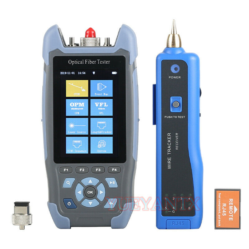 Pro mini OTDR Fiber Optic Reflectometer with 9 Functions VFL OLS OPM Event Map