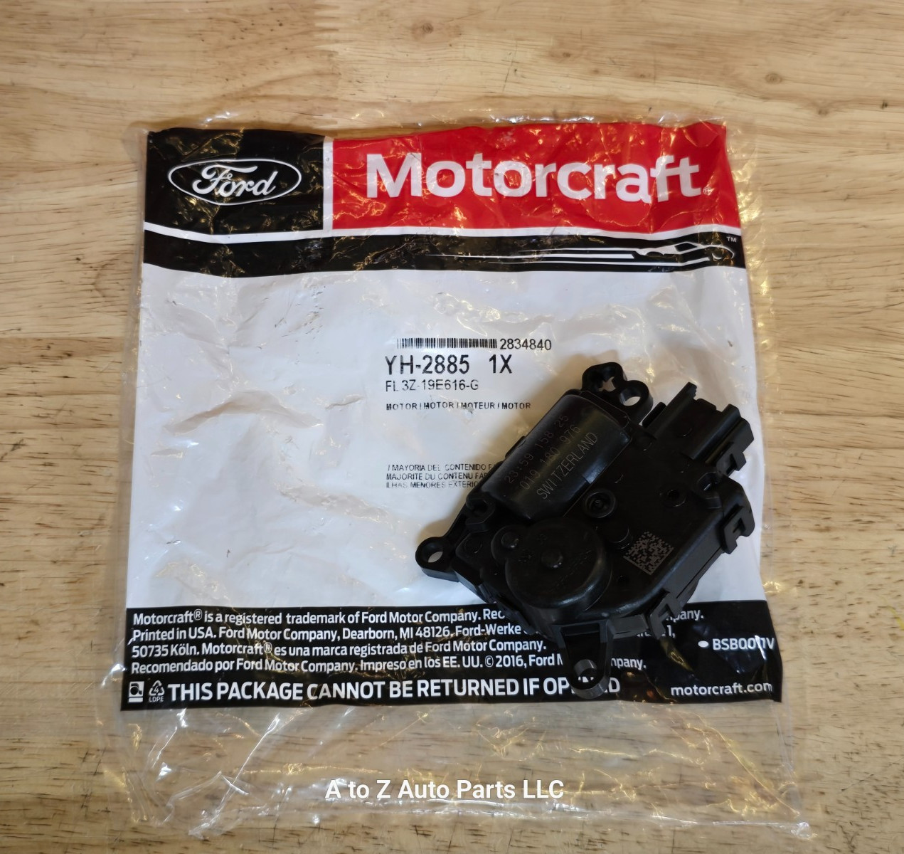 NEW 2015-2024 Ford F150, Expedition Temperature Blend Door Motor Actuator, OEM