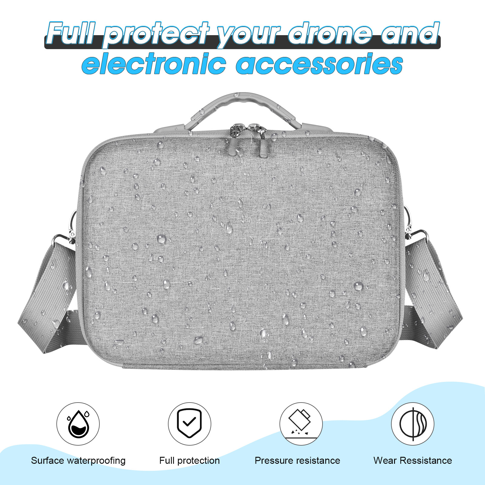 DJI Mini 4 Pro Case Portable Storage Hard Case Bag Drone Case Carrying Case