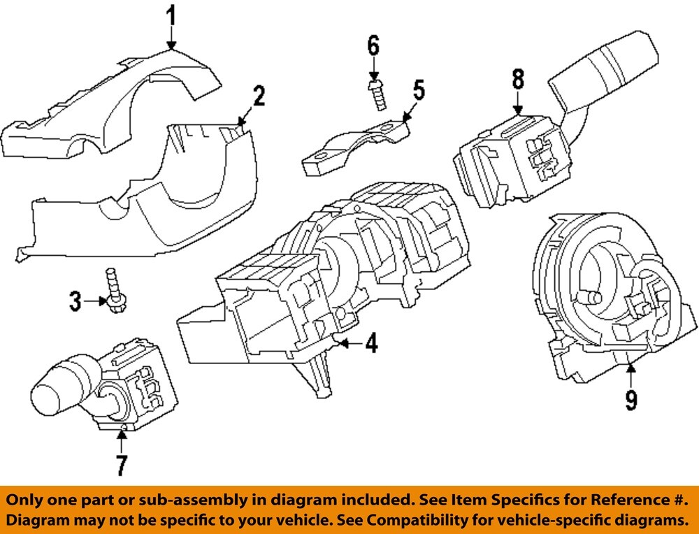 MAZDA OEM 17-21 3 Shroud, Switches Levers-Headlamp Switch BALN66122