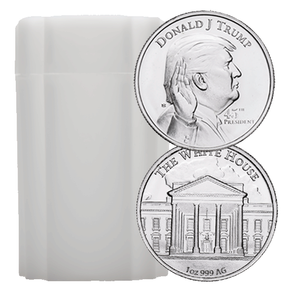 Tube of 20 - 45th President - 1 oz .999 Fine Silver Round