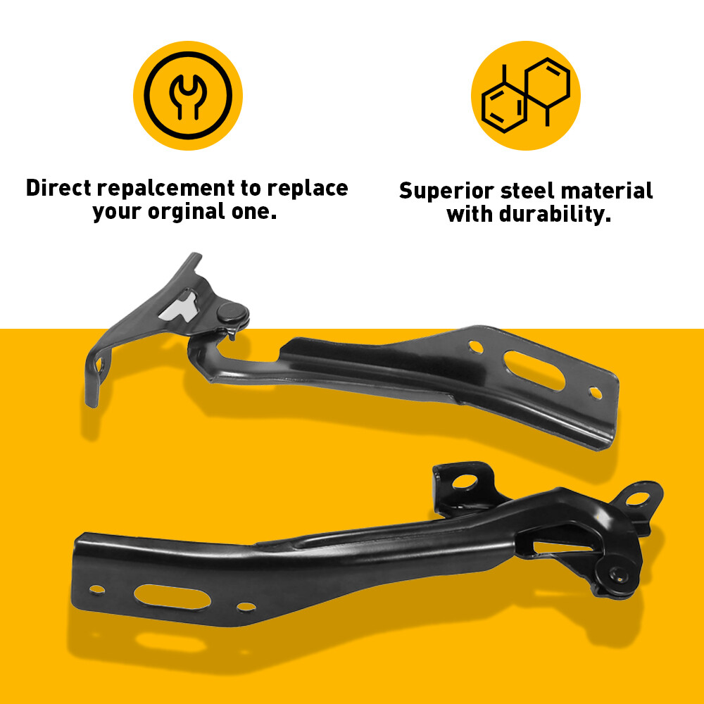 Hood Hinges Left & Right Side For 2012 2013 2014 2015 Honda Civic