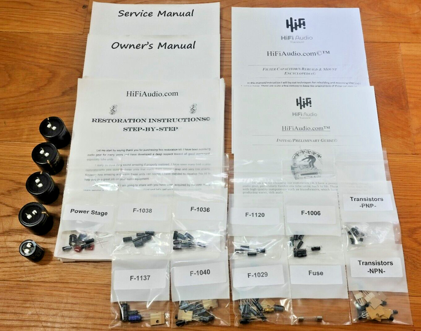 Sansui 5000 rebuild service restoration kit repair filter capacitor upgrade
