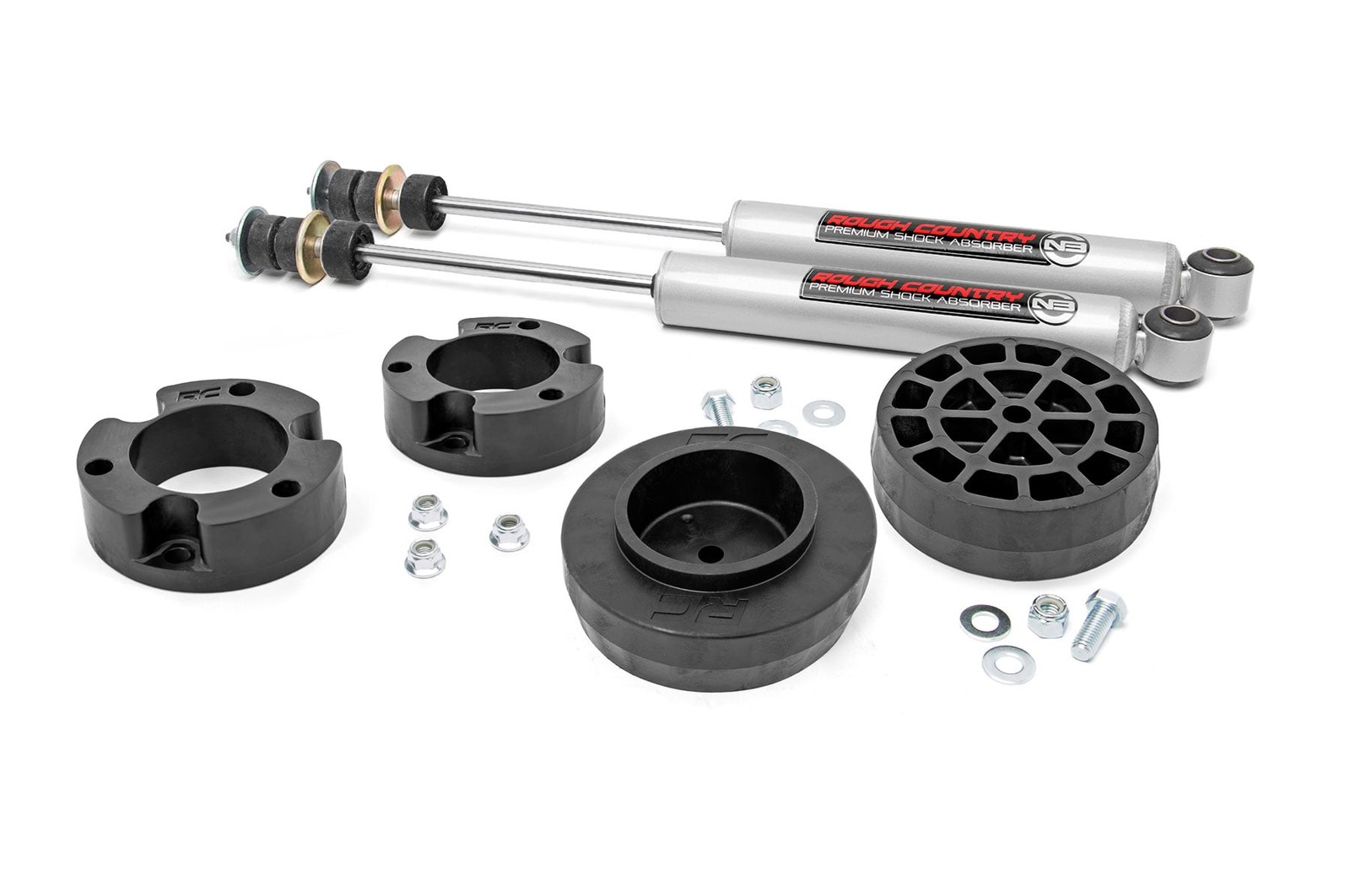 Rough Country 3" Leveling Lift Kit for FJ Cruiser 07-14 or 4Runner 03-09 2wd/4wd