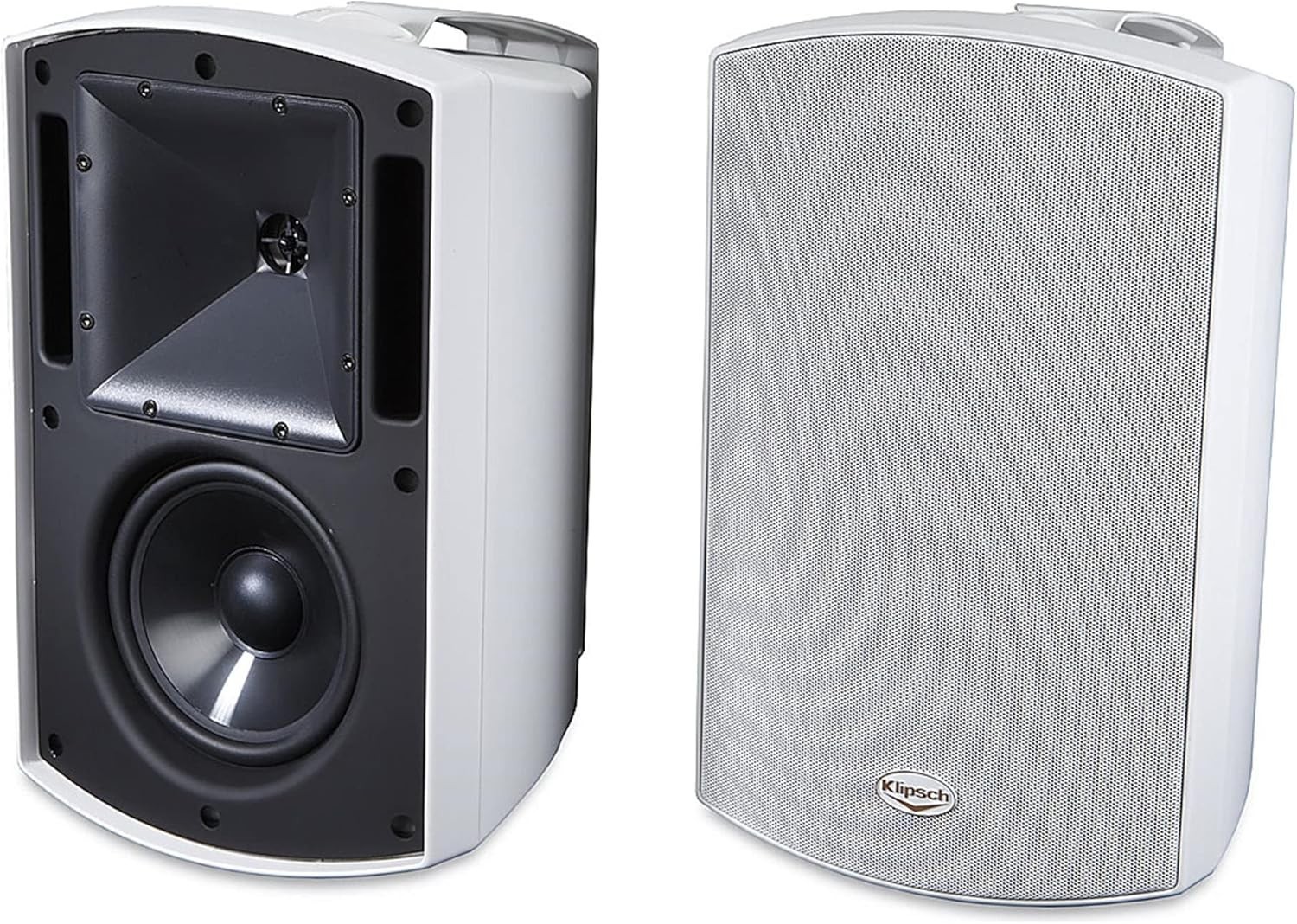 Outdoor Speakers White Pair Klipsch AW-650 Indoor Outdoor wireless bluetooth