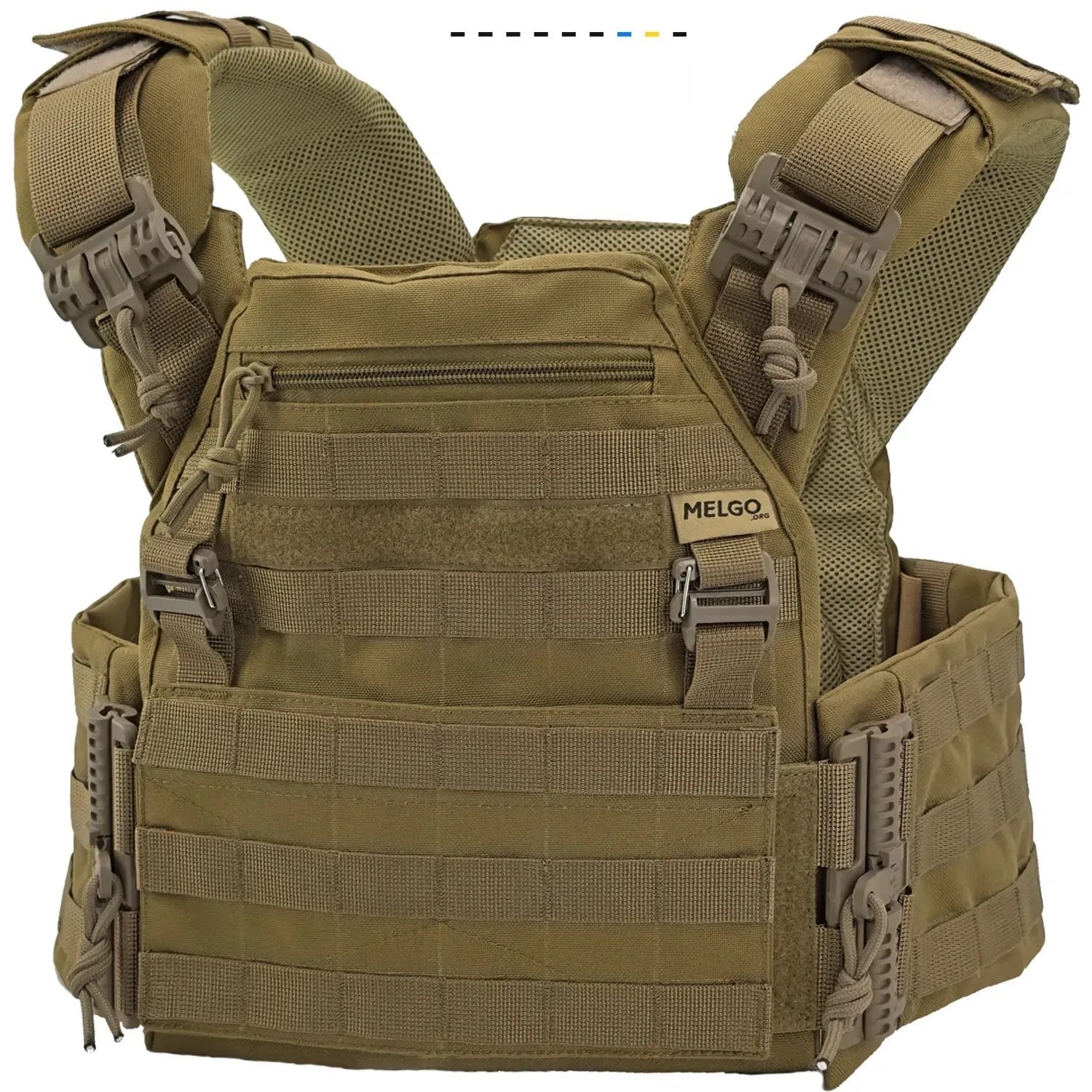 Ukrainian military Tactical plate carrier body pouches Gen.2 Coyote Cordura