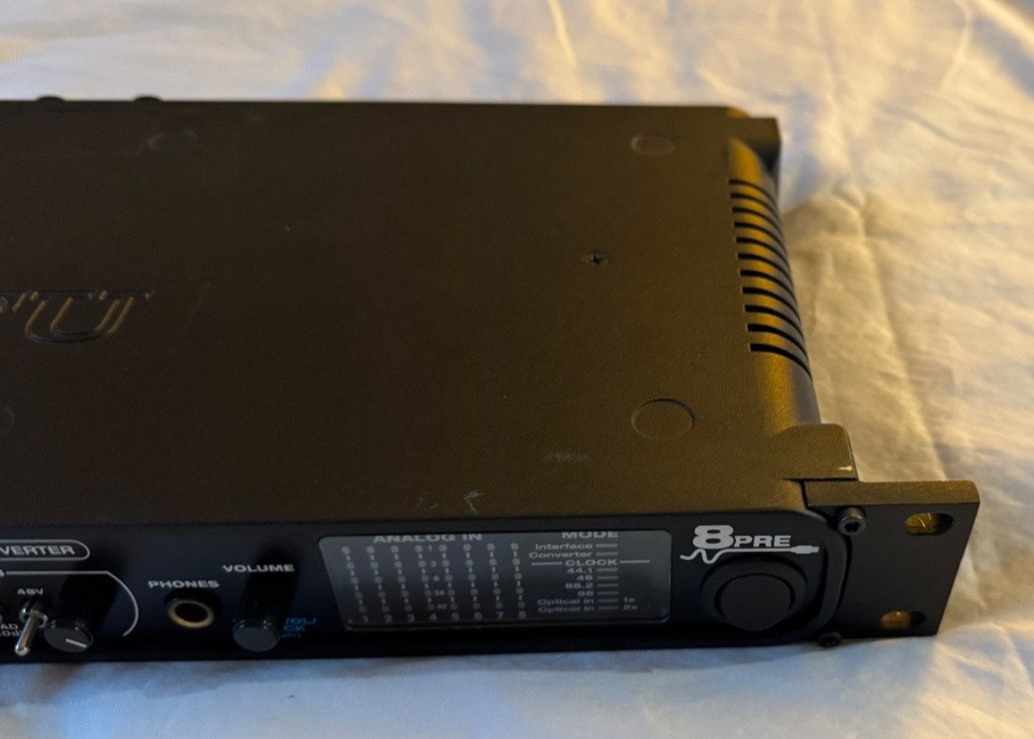 Motu 8Pre 8Pre Firewire Audio Interface Eight Mic Preamps ADAT G2U