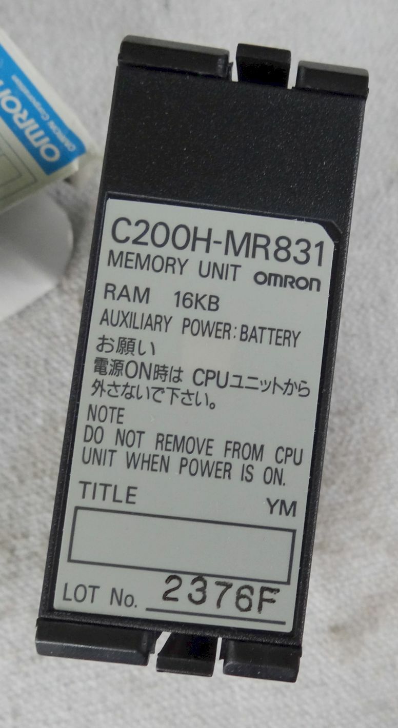 Omron C200H-MR831 Memory Unit Ram 16KB