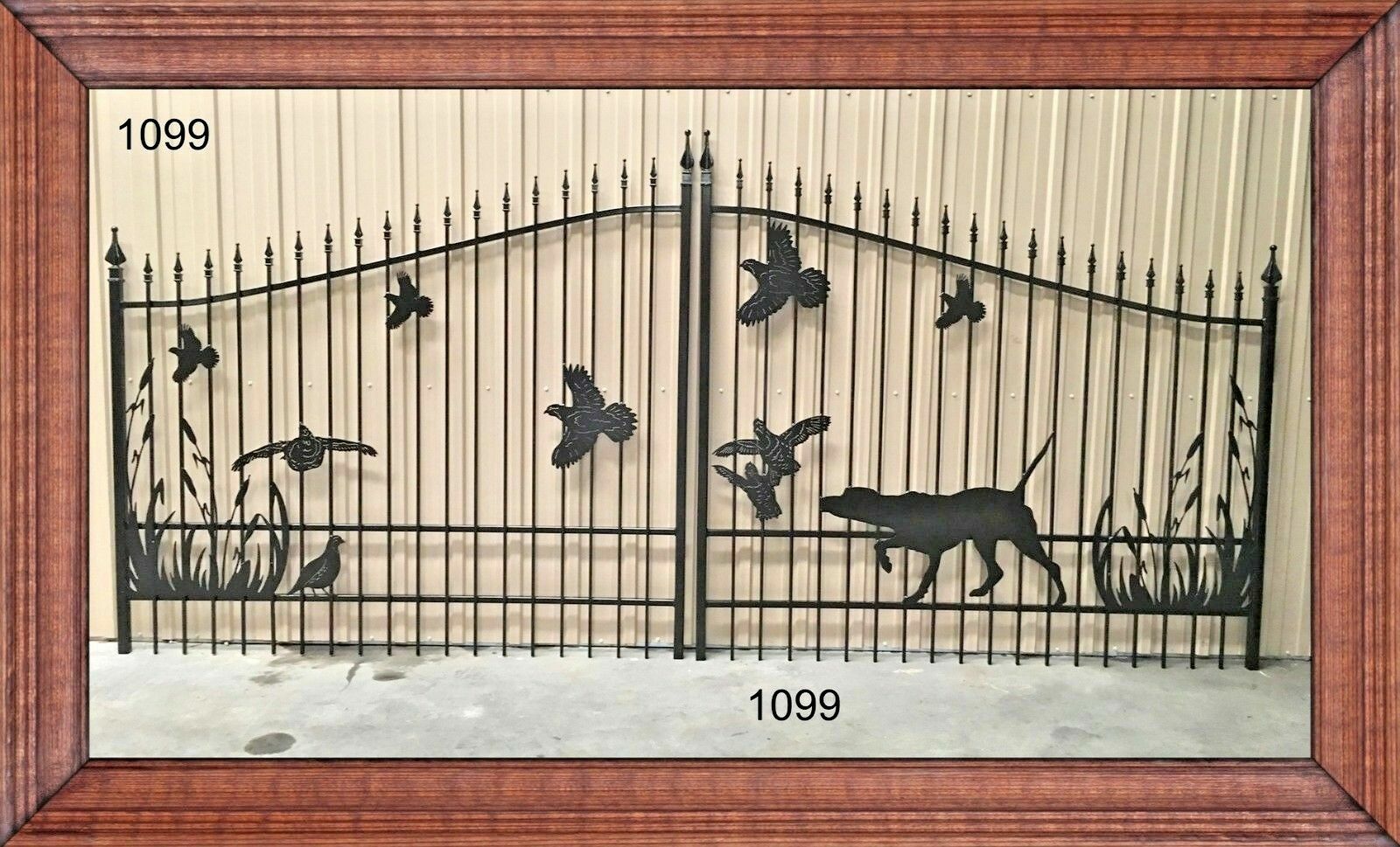 On Sale! #1099 14’ Driveway Gate Steel Iron Metal Home Yard Safety Security USA!