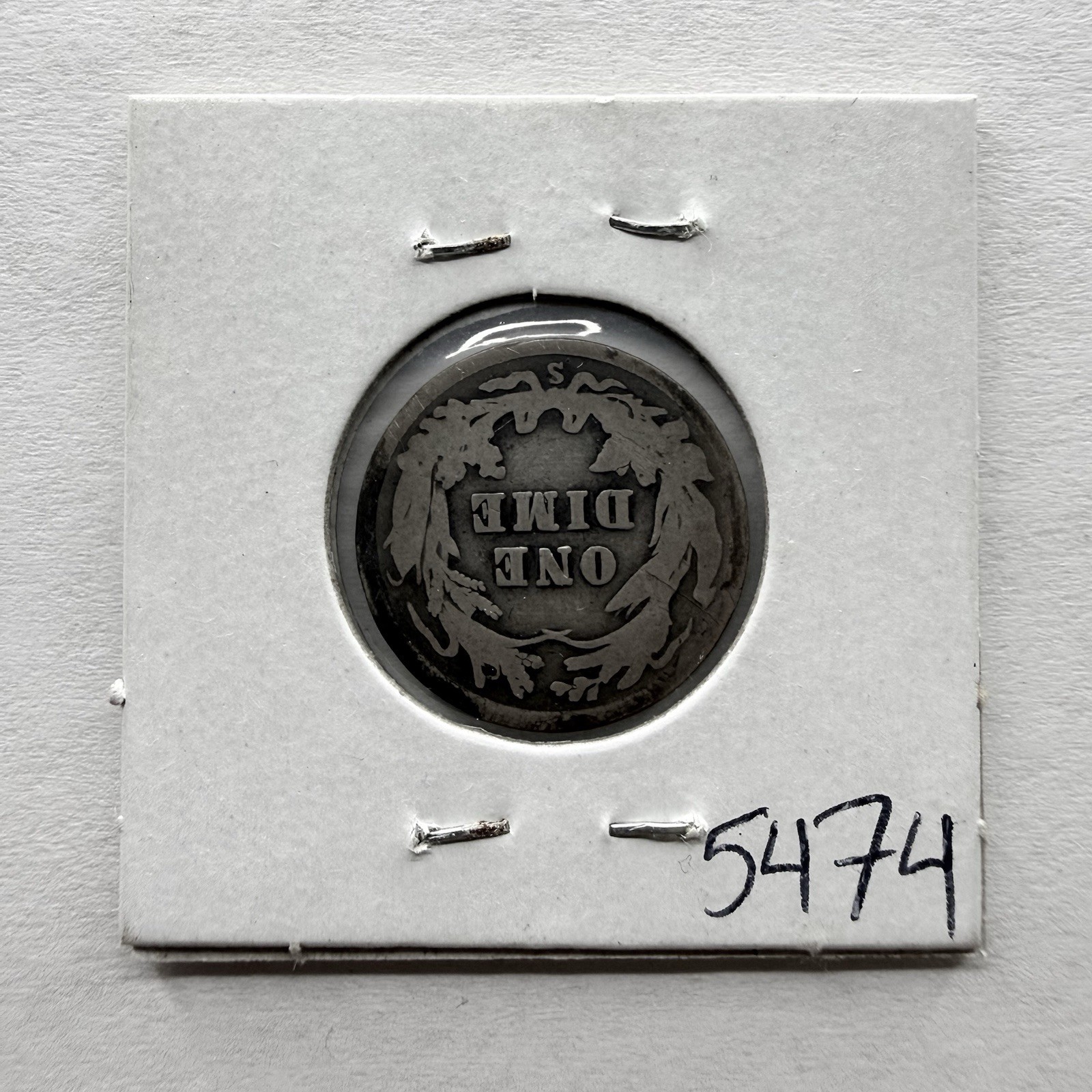 1912-S Barber Dime 10C SILVER - Good (G)