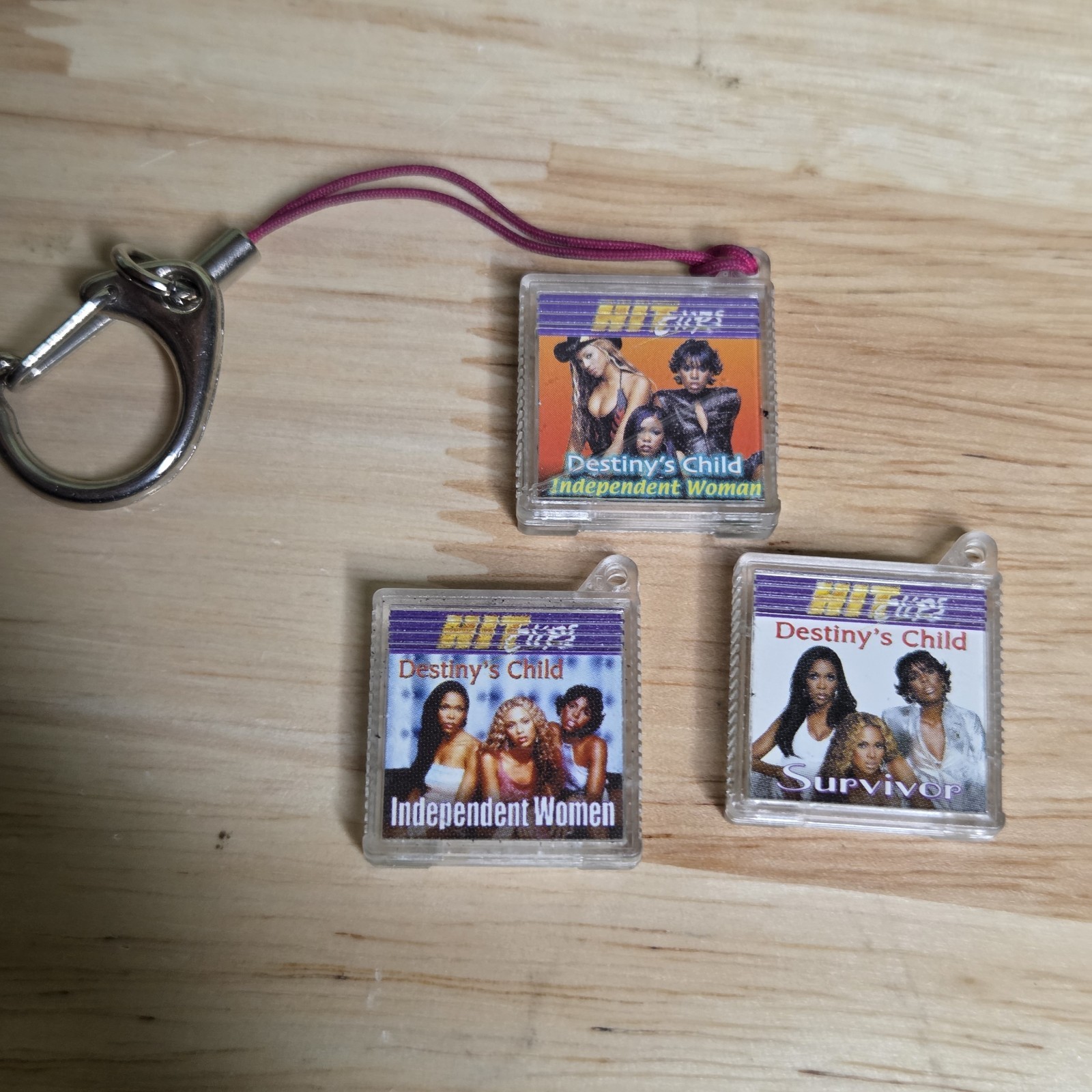 Lot of 3 Destinys Child Independent Survivor  Hit Clips Tiger Micro Music Clip