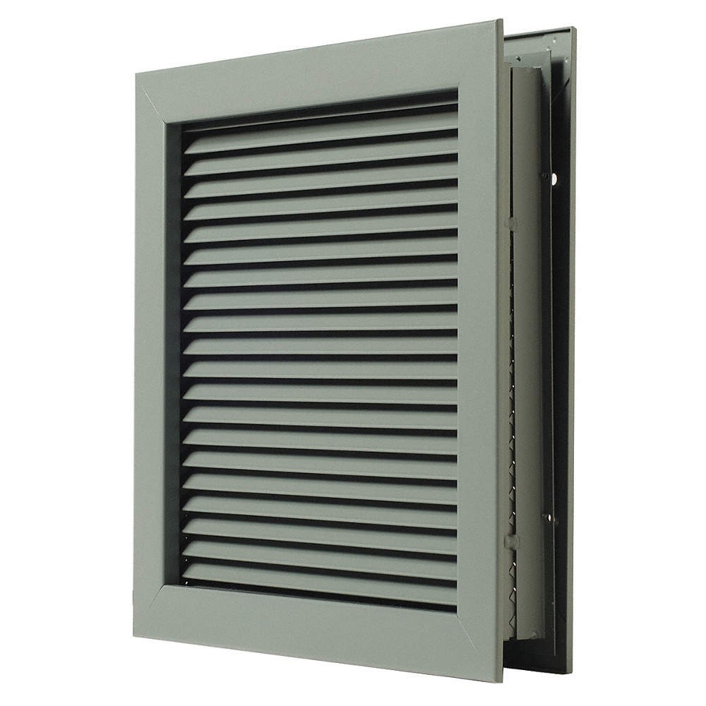 NATIONAL GUARD L-700-RX-12x18 Door Louver,16 1/4 in H,10 1/4 in W 20J939