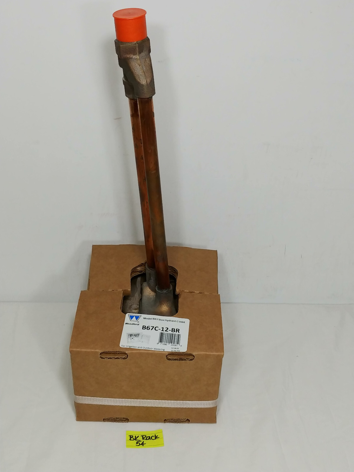 Woodford Model B67 Box Hydrant C Inlet B67C-12-BR
