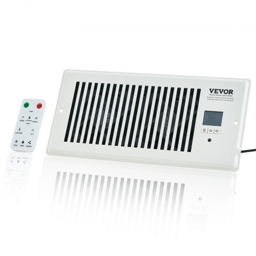 HOT/ Register Booster Fan,Quiet Vent Booster Fan Fits 4 x 10 Register Holes,w