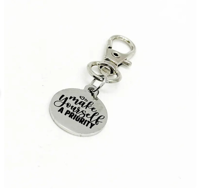 Make Yourself A Priority Charm Clip On Charm, Motivating Her, Encouraging