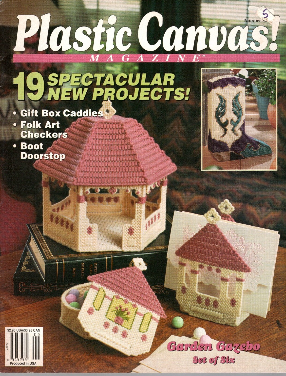 PLASTIC CANVAS MAGAZINE NO. 32 Back Issue Magazine May/June 1994 Great Price!