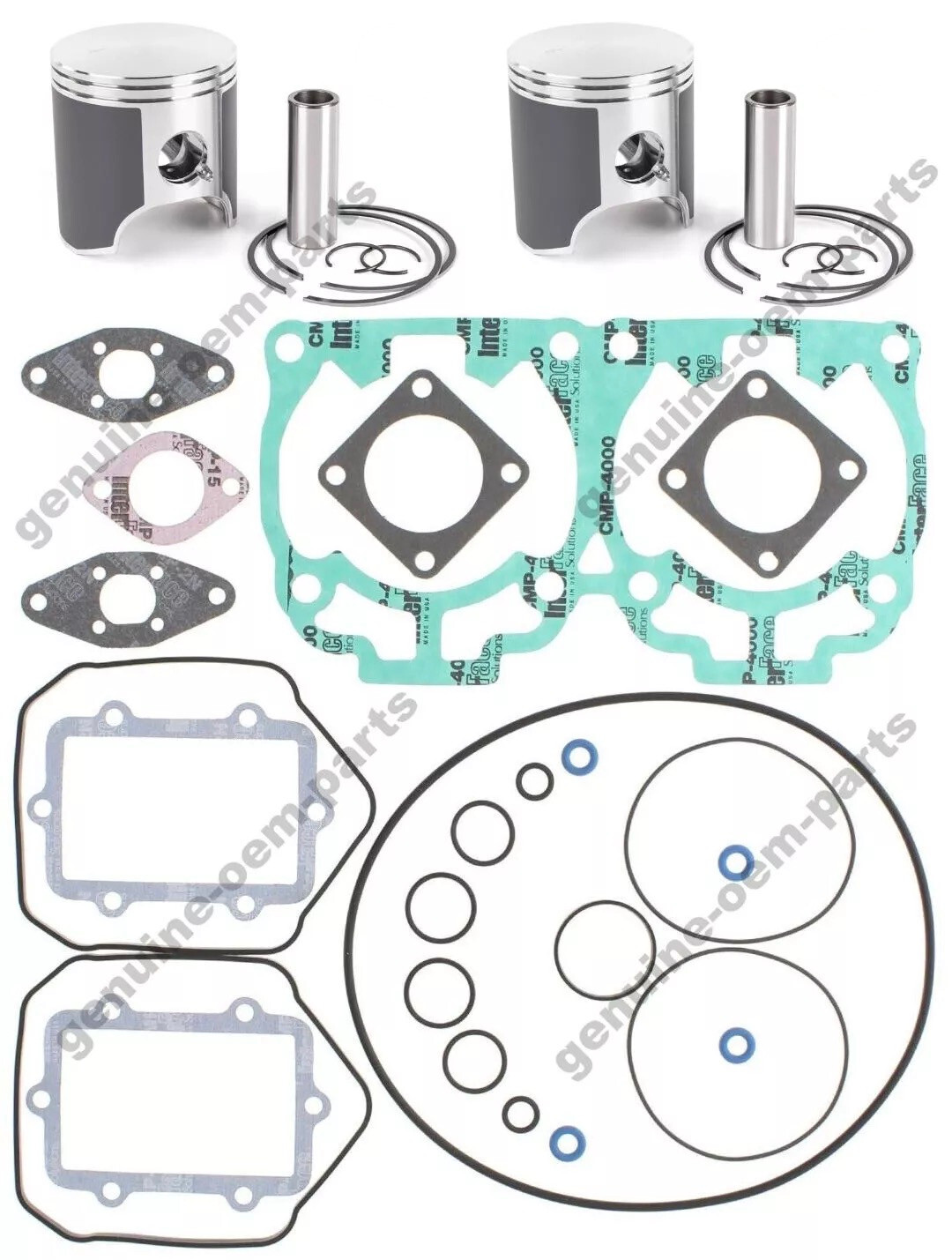 2004 Ski-Doo Summit X 600 HO Dual Ring Piston Kits Top End Gasket Set Std 72mm