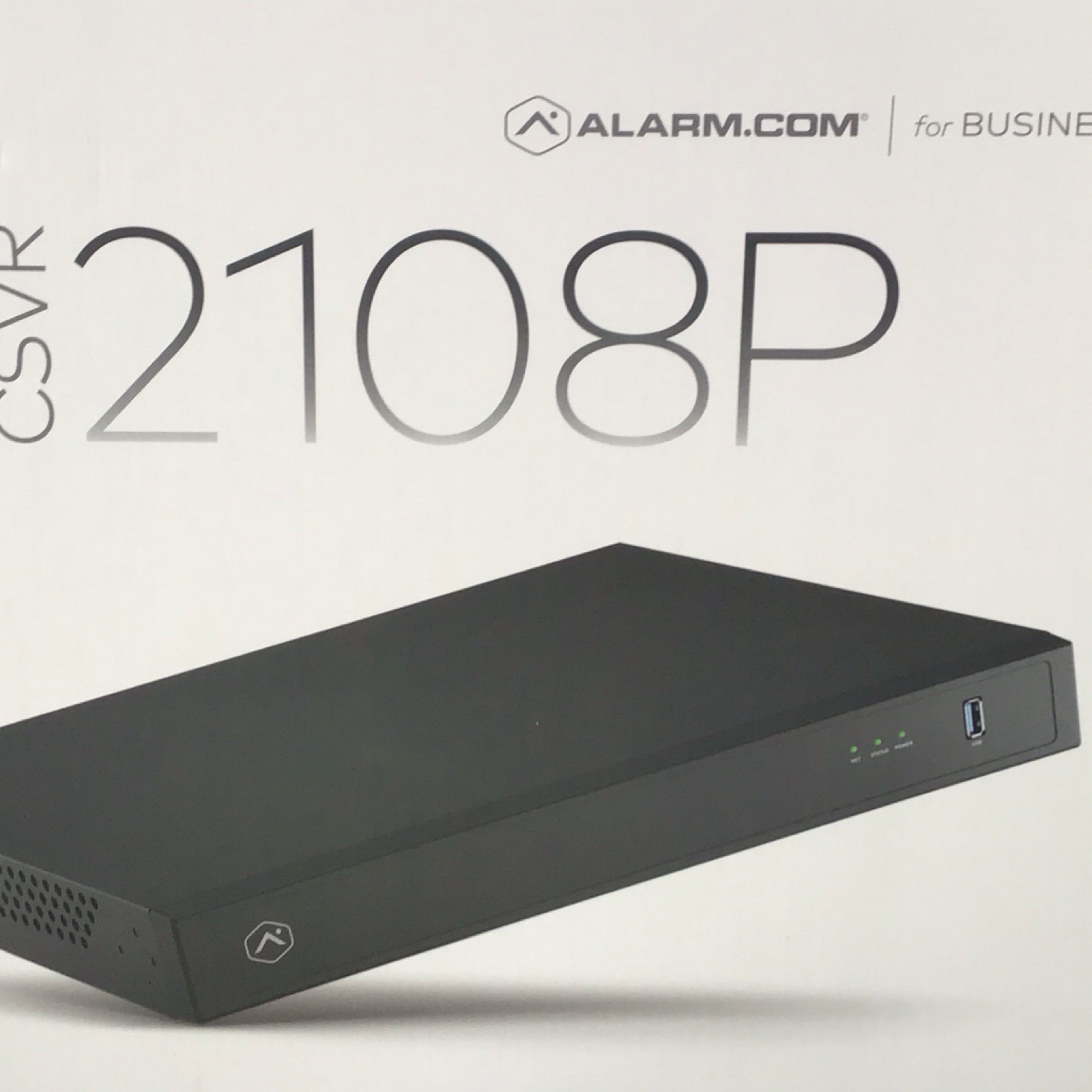 Alarm.com CSVR2108P 16-Channel Video Recorder 8 Port PoE USB 3.0 HDMI 4K VGA HD