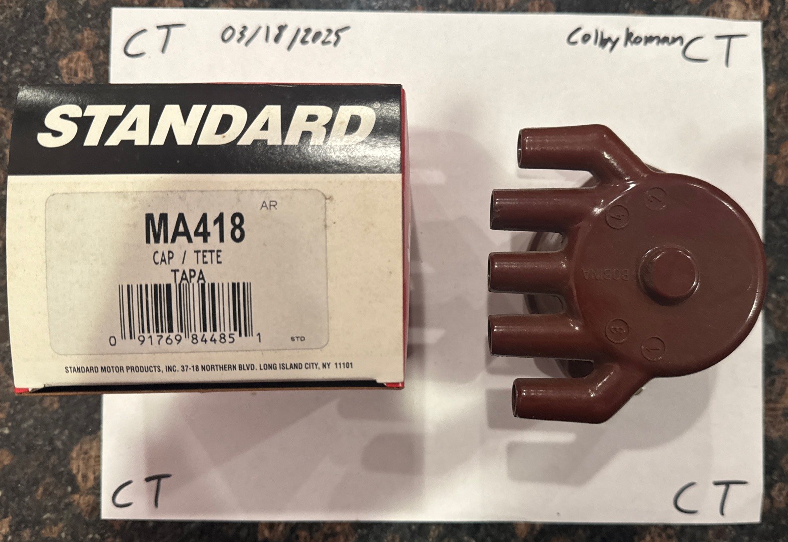 Standard Cap/Tete Tapa MA418