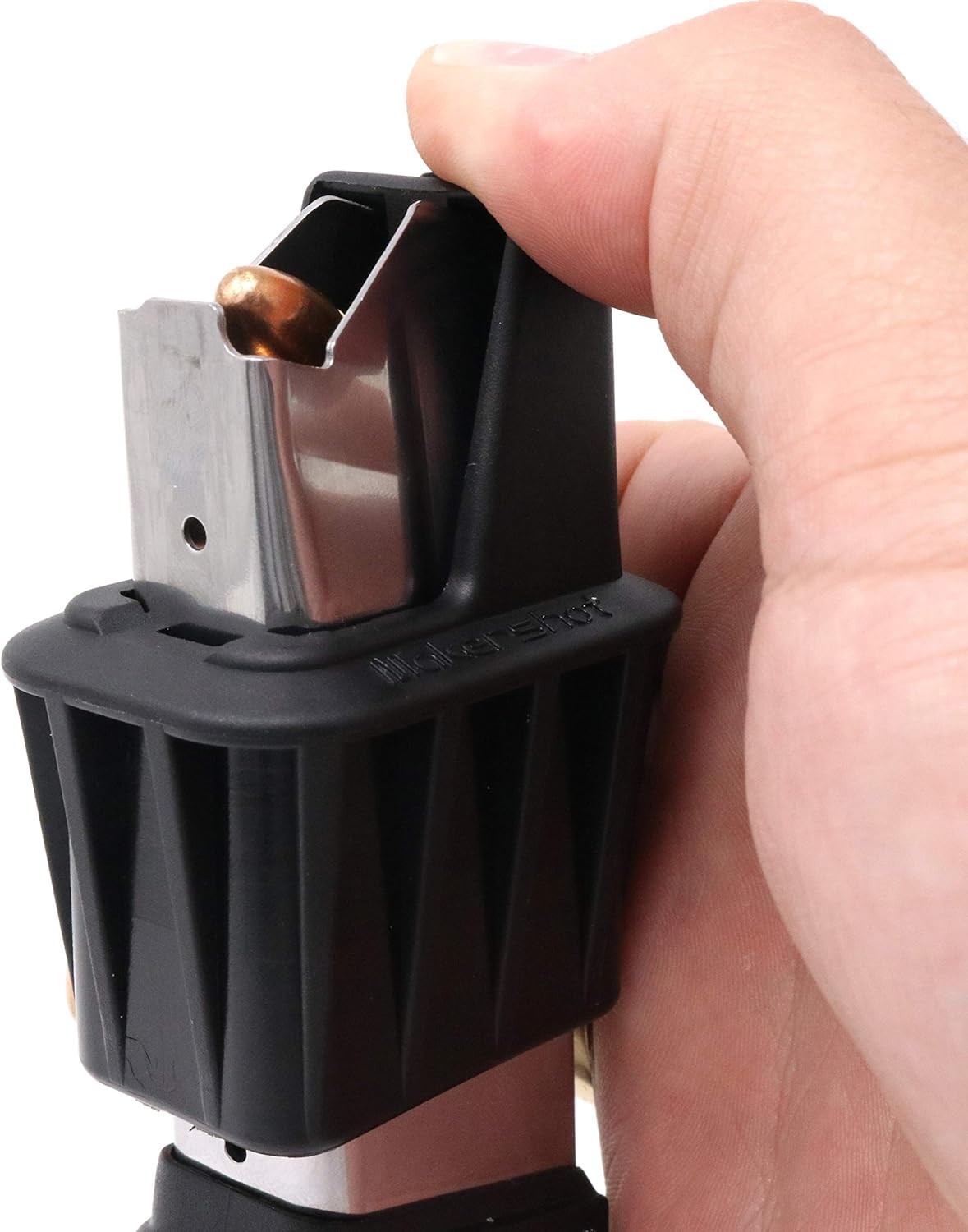 Brand New Custom Speed Loader for 9mm Beretta 92 / M9 - Black Plastic, Medium