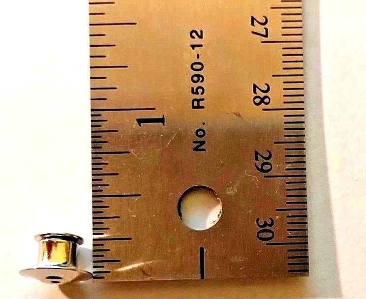 Qty 10-100 Locking Flathead Lapel Pin Back Clutch Clasp Fastener