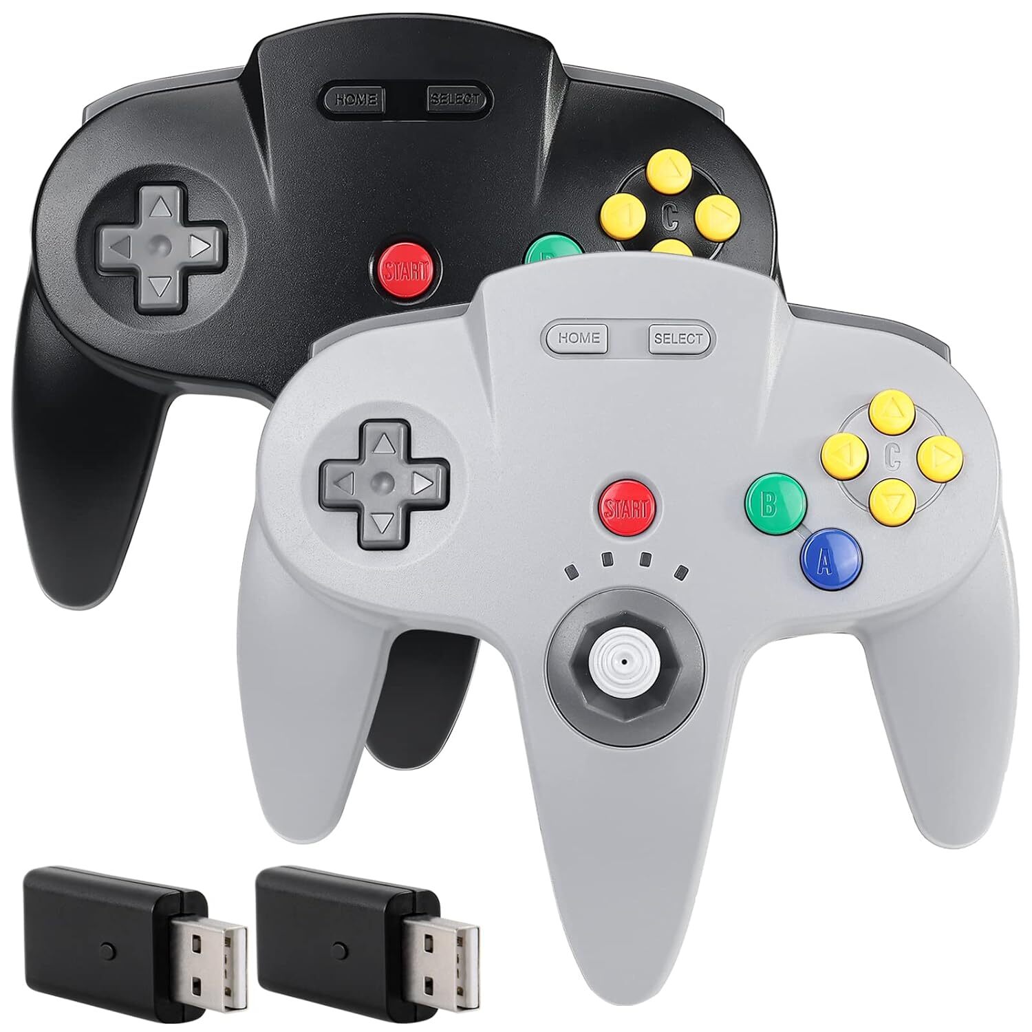 2.4G Wireless N64 Switch Controller for Nintendo Switch NSO PC Mac Raspberry Pi