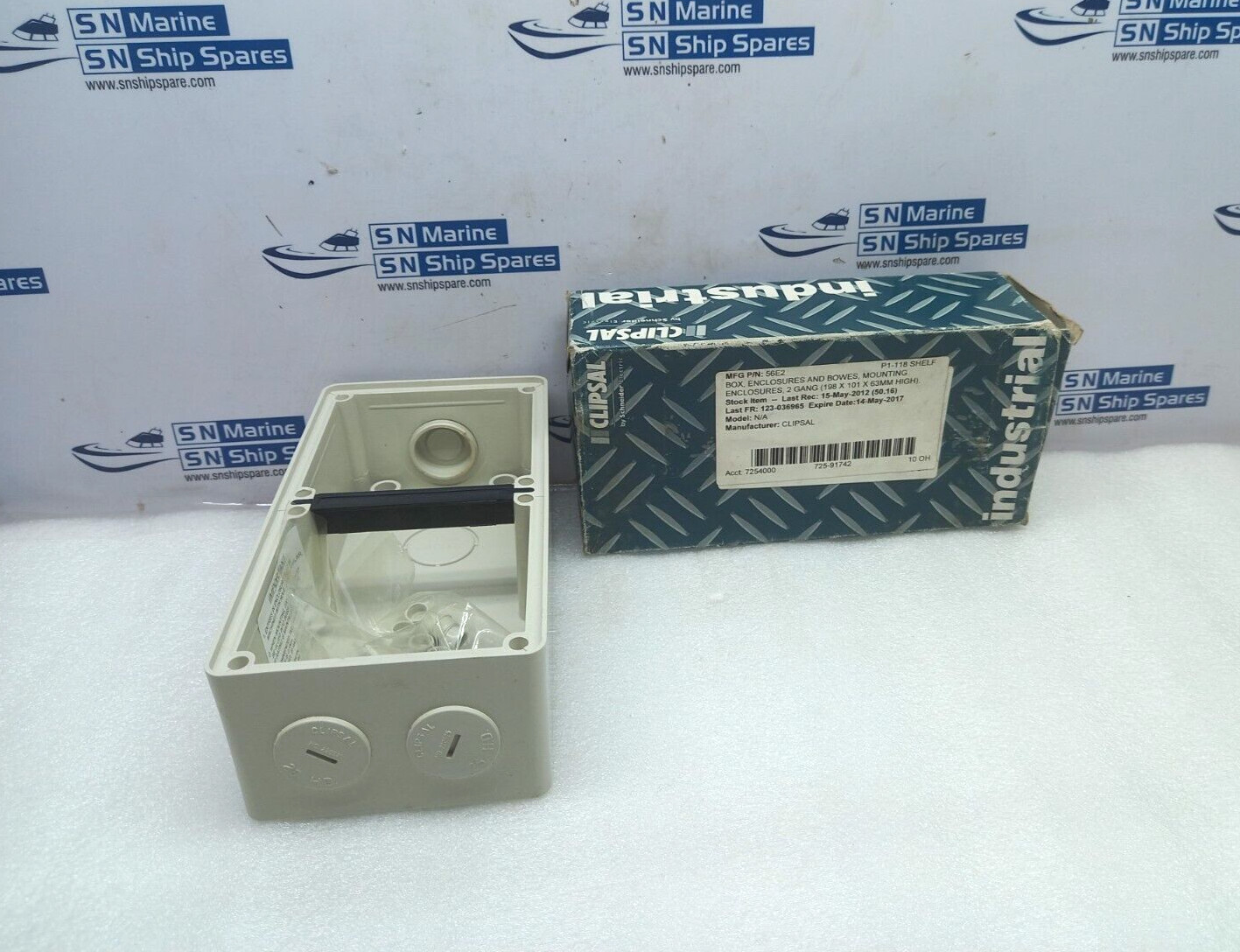 Clipsal 56E2 Mounting Enclosure 2 Gang 56 Series Schneider Electric
