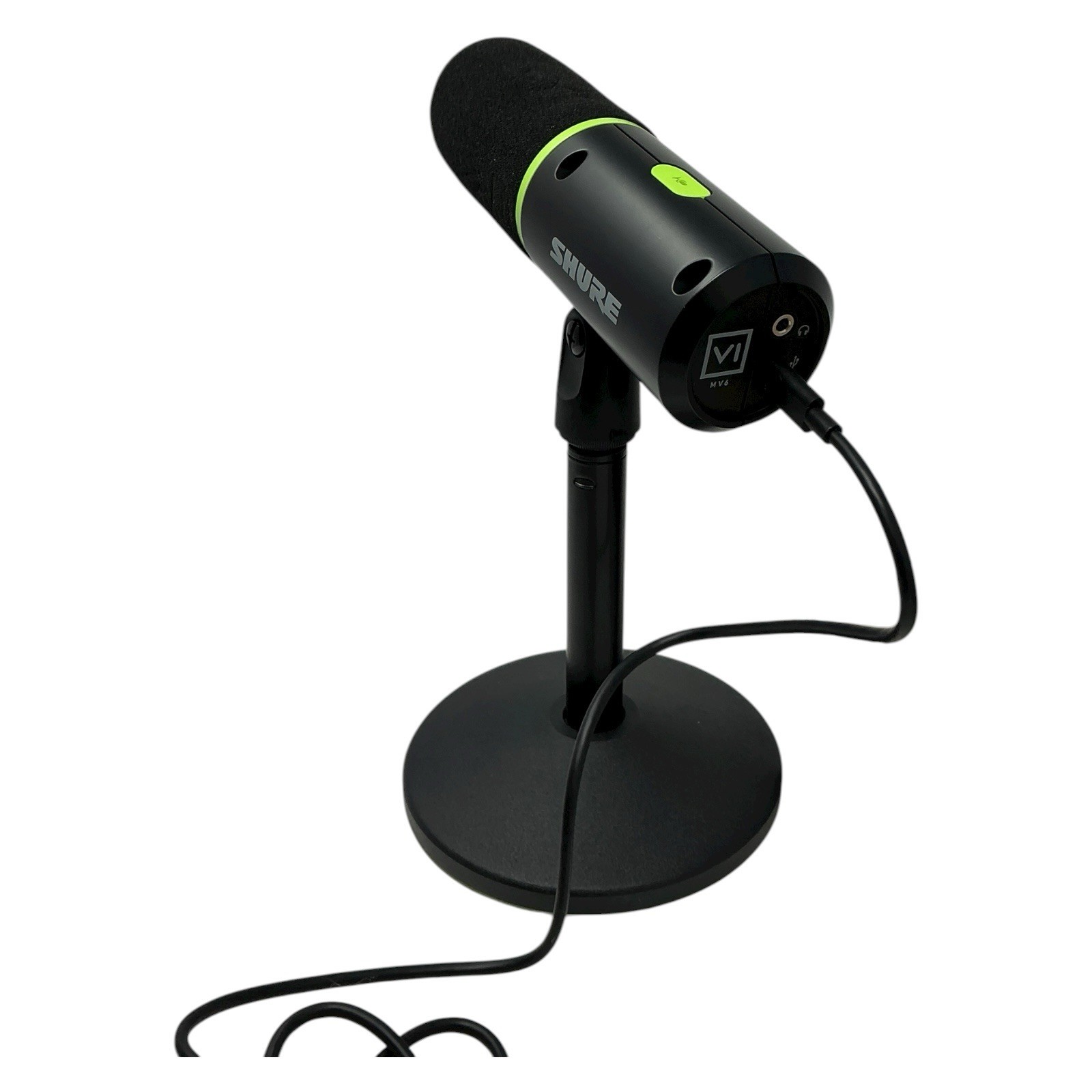 Shure MV6 Gaming Microphone, Dynamic USB PC Mic for Video Games & Streaming