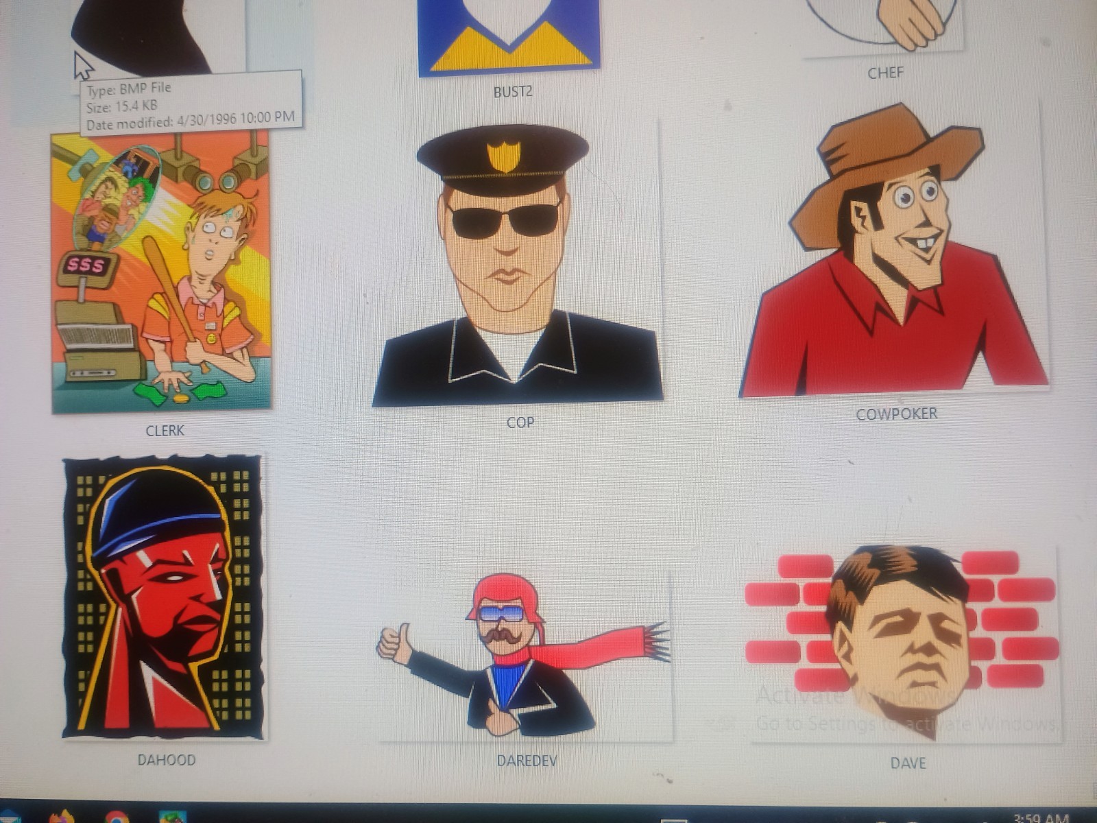 So Much Color Clip Art Masi Graphics Erie PA Really Bad Art CD 1990s