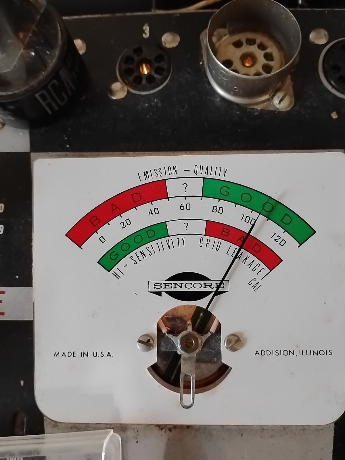 RCA 6SN7GTA Black Plate Dual Triode TESTED BALANCED 100/100 Audio HIFI