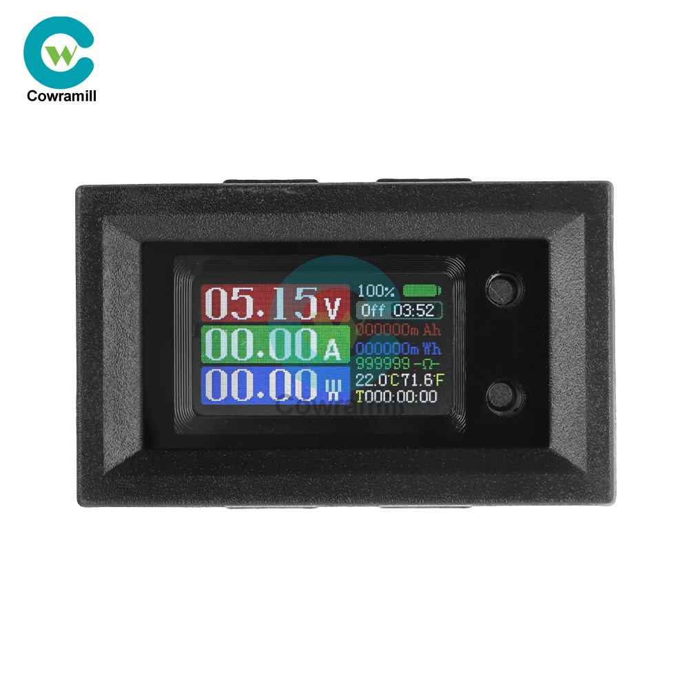 9in1 Multimeter DC4-30V Power Tester Voltage Current Capacity Meter 10A 50A 100A