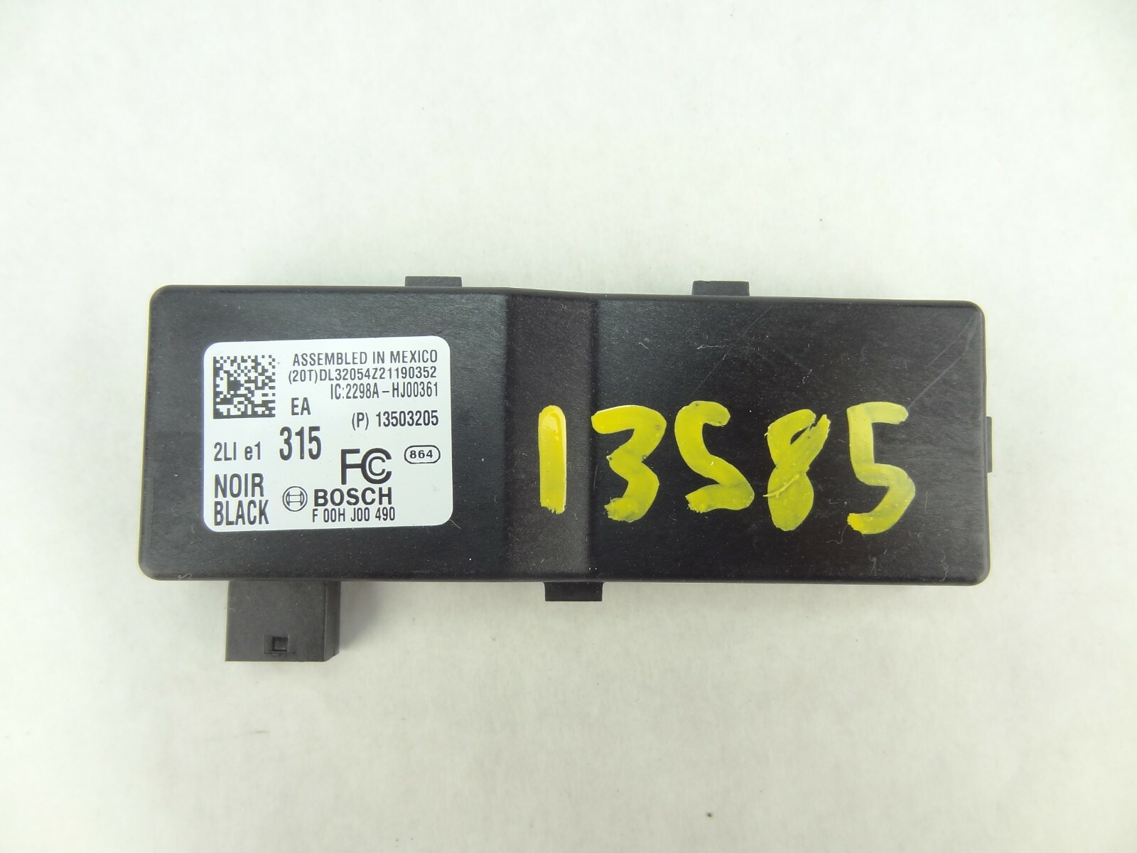 11 12 13 14 15 CHEVROLET CRUZE THEFT LOCKING DOOR MODULE 13503205 OEM