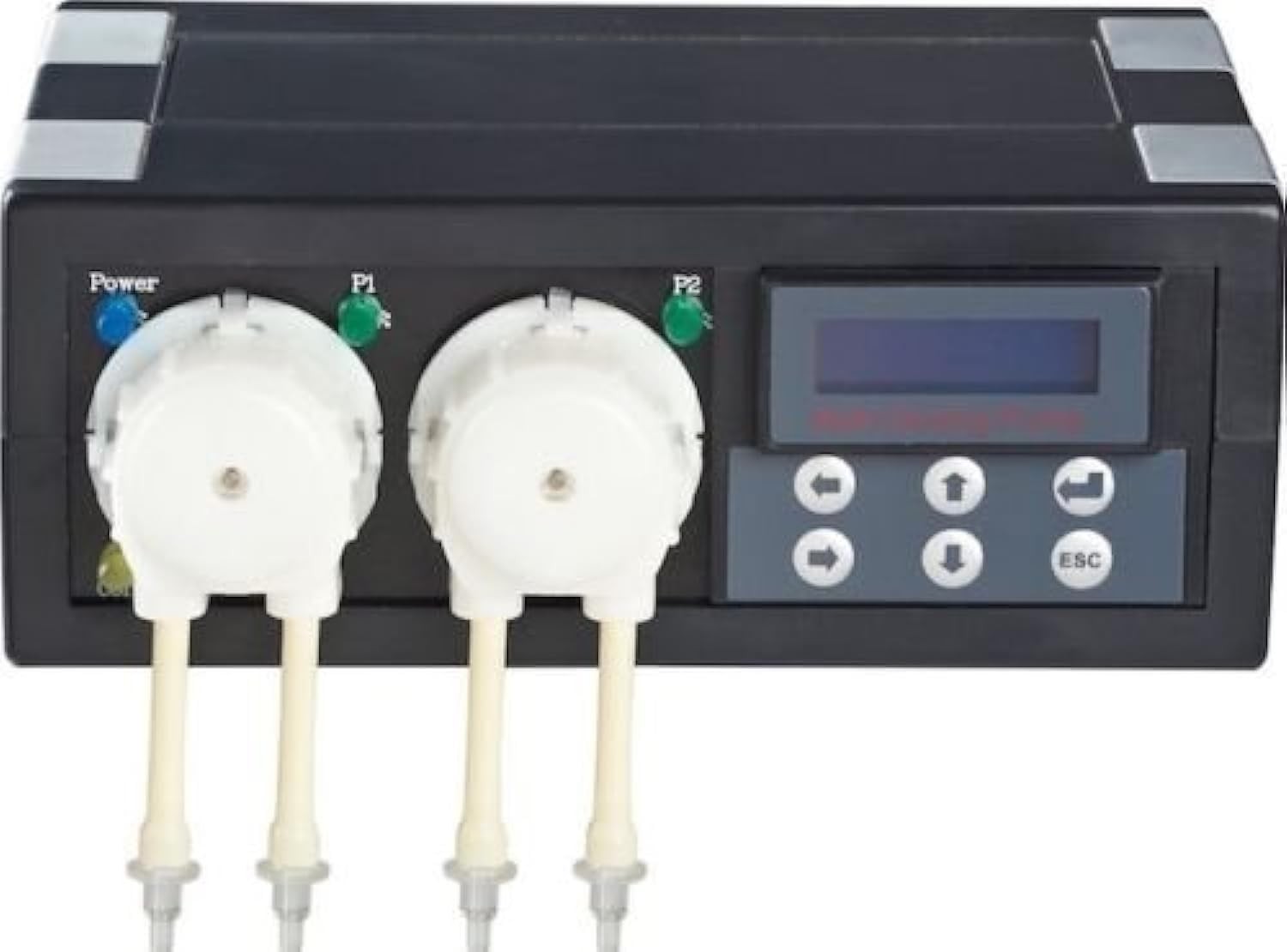 Black Dosing Pump Dp2 Programmable Dual Channel 9999Ml Per Day 110V To 240V