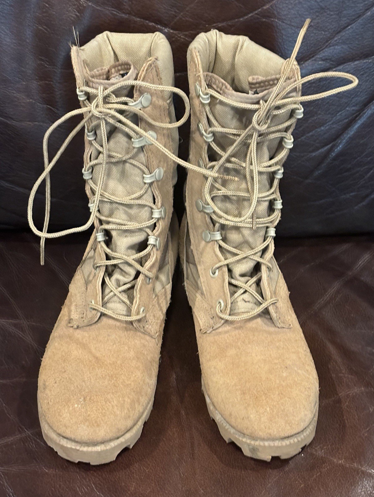 Vintage Altama American Military Gear Tan Desert Combat Boots Size 4 1/2 Wide