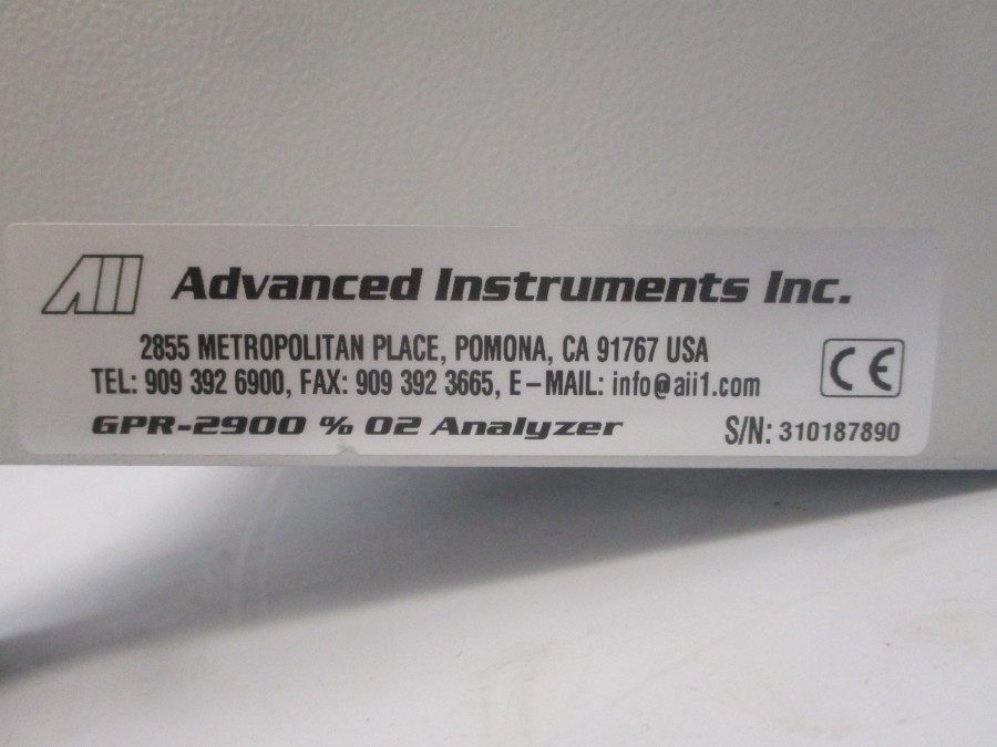 ADVANCED INSTRUMENTS GPR-2900 (AS PICTURED) NSNP