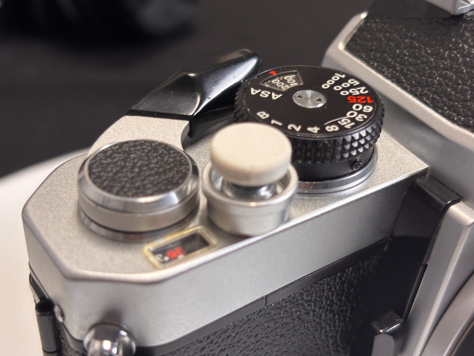 3 pieces Camera Soft Shutter Release Buttons for Cameras - Bone White