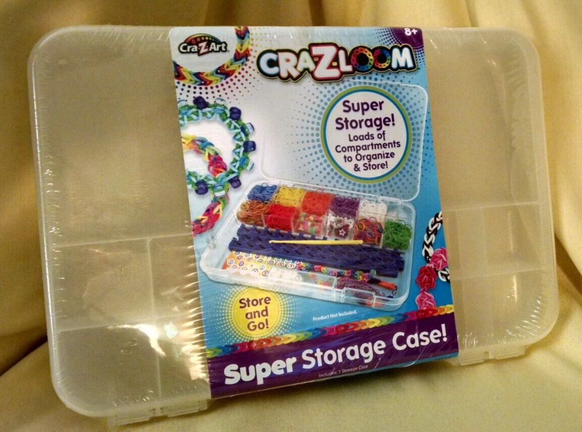 CRA-Z-ART STORAGE CASE CONTAINER NEW 2013 CRA-Z-LOOM 19150 STORE & GO PLASTIC.