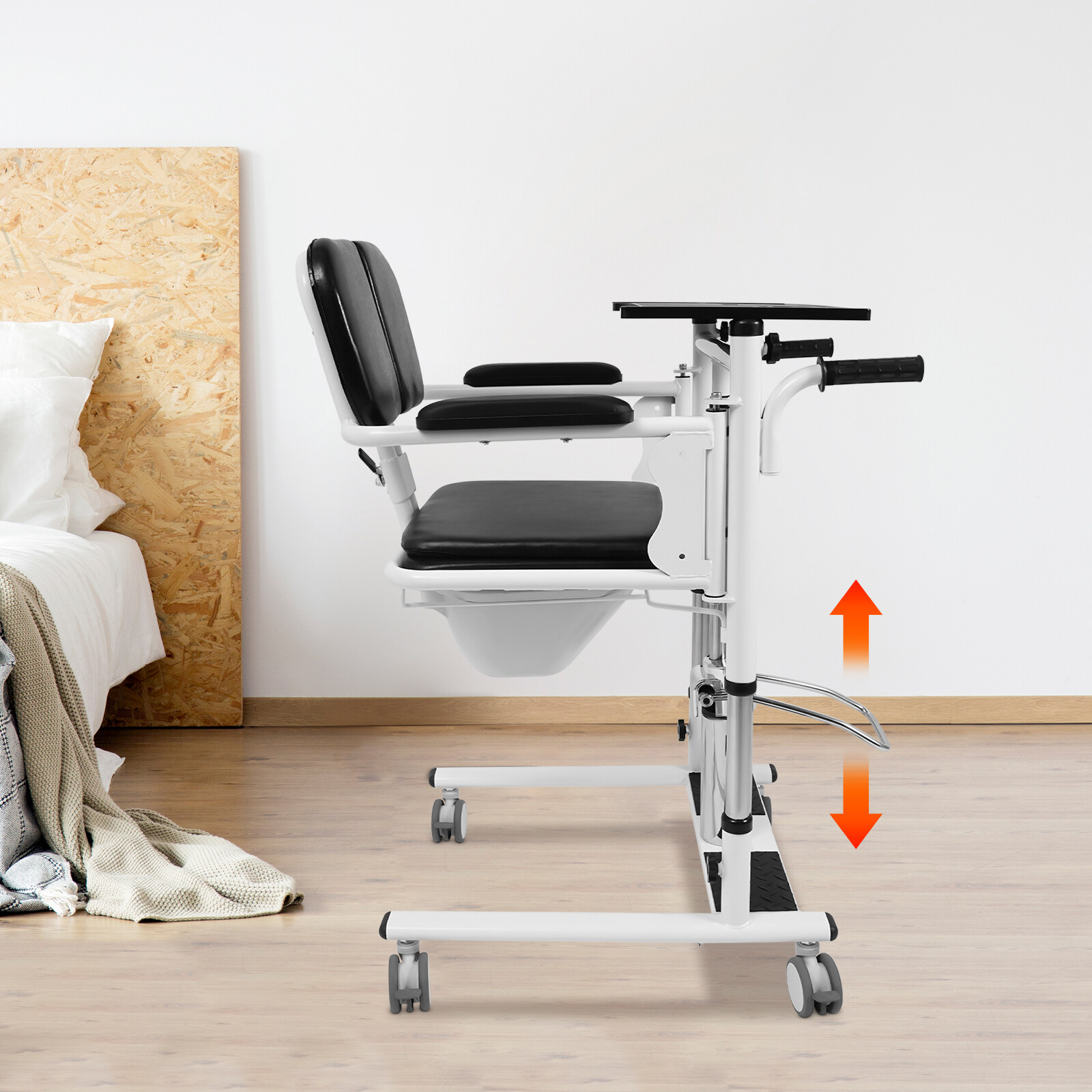 Lift Transfer Chair, Patient Lift Wheelchair, Multifunctional Hydraulic Lift Cha