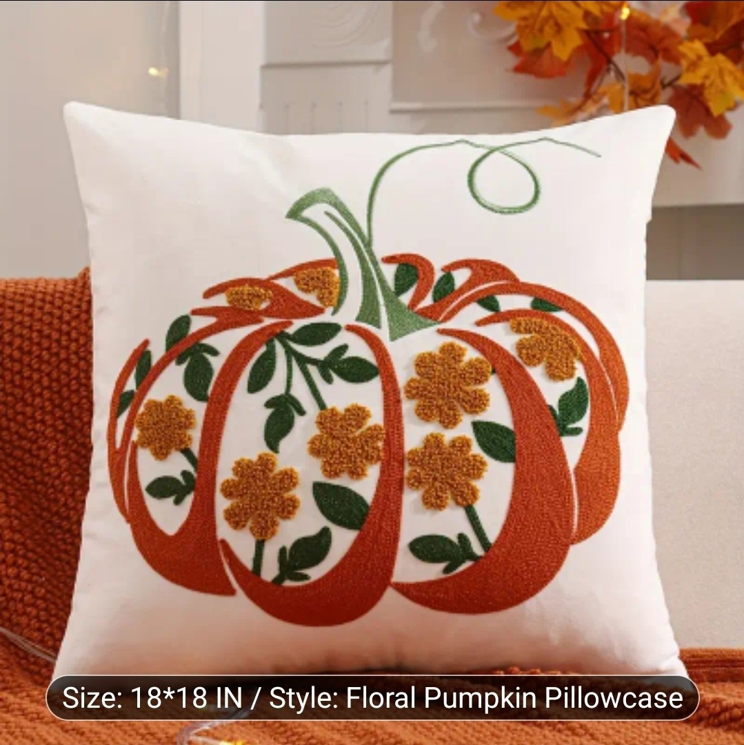 FALL - Decorative Pillow Case - 18X18